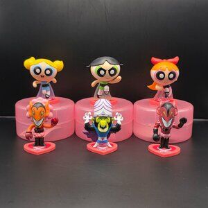 Cartoon Network The Powerpuff Girls 3-Inch Vinyl Figure - Full Collection of 6